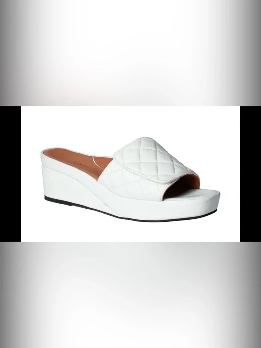 L'Amour Des Pieds Jehanna Quilted Leather Platform wedge  sandals